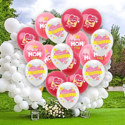 18 Stück Muttertags-Luftballons, Party-Luftballons für - Bild 4 von 12