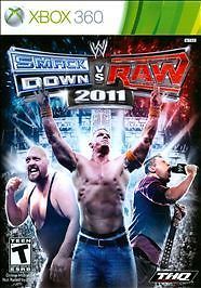 WWE SmackDown vs. Raw 2011 (Xbox 360, 2010) Clean Tested Working