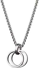 Eyeglass Holder Necklace Ring for Women Man Glasses Holder Strap Double Ring