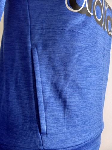 adidas Girls' Size XL/TG/EG (16) Event Mélange Hoodie, Sonic Ink, - Picture 9 of 12