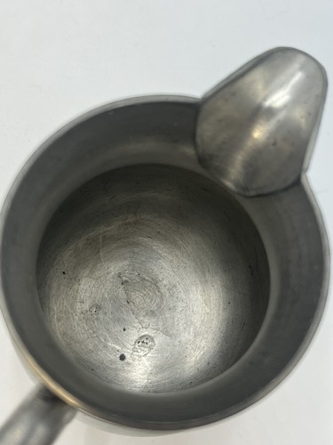 WOODBURY PEWTERERS Pewter Revere Bowl & Creamer Pitcher Vintage - Picture 8 of 8
