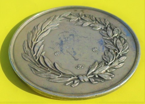 BBÉLGICA medalla EXPOSICIÓN DE ARTES Y OFICIOS por J.FISH & H.HEUSERS Ø 64mm-61gr - Imagen 5 de 9