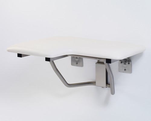 L-Shaped Folding Shower Seat - Right Hand - Picture 2 of 11