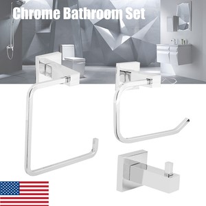 3Pcs-Toilet-Bathroom-Accessory-Set-Wall-Mount-Roll-Holder-Robe-Hook-Towel-Rack