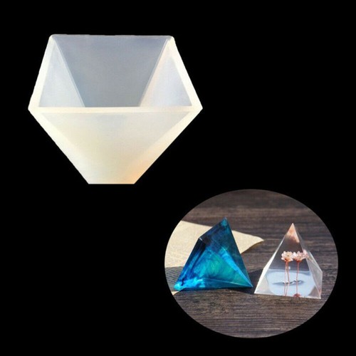 3D Pyramid Silicone Mould DIY Resin Decorative Mold Craft Jewelry Making Mold - Picture 2 of 13
