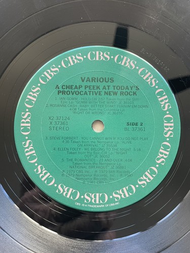 Exposed: A Cheap Peek At Today's Provocative New Rock LP 1981 CBS – X2 37124 - Picture 5 of 6