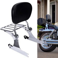 Backrest Sissy Bar with Rack For Harley Dyna Low Rider Super Glide FXD 2006-2018