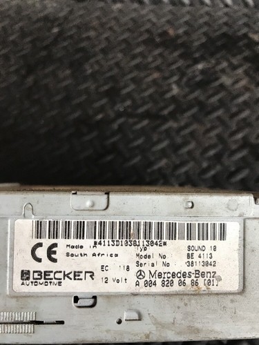 Mercedes Vito Reproductor de casete Becker A0048200686 - Imagen 2 de 7