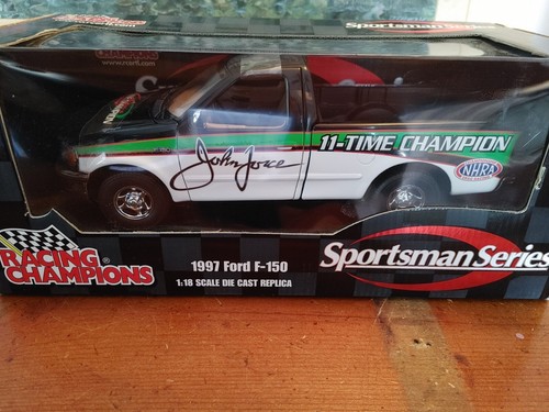ERTL RC 1997 Ford F-150 John Force 11 Time Champion pressofuso 1/18. - Foto 6 di 6