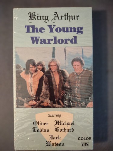 King Arthur: The Young Warlord (VHS, 1986) Oliver Tobias, Michael Gothard