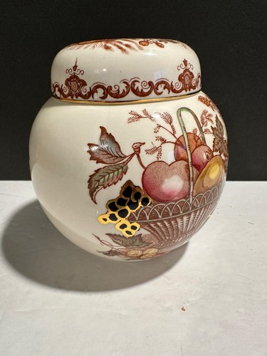 Vintage Mason's Ironstone Ginger Jar "Harvest Gold" England - Picture 3 of 9