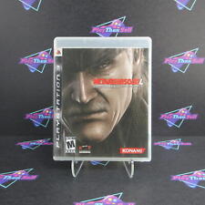 Metal Gear Solid 4 Guns of the Patriots PS3 PlayStation 3 AD Complete - (See ..