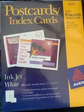 Postal Cards Index Cards 400 Cards 5 1/2" xx 41/4"  8577
