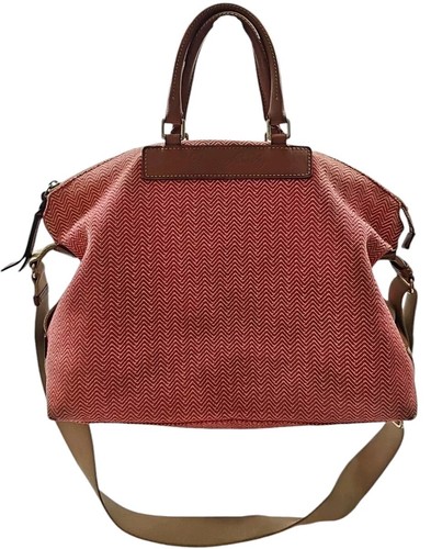 De colección. Bolso de mano Dooney & Bourke rosa/beige. - Imagen 6 de 15