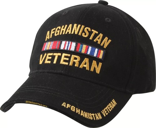 VIETNAM Veterano Gorra Negra Ajustable De Lujo Bajo Perfil Militar Rothco 9321 - Imagen 10 de 31