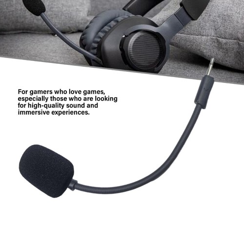 Detachable Gaming Microphone for 100 Headsets Noise Cancelling 2.5mm Boom Mic - Afbeelding 4 van 8