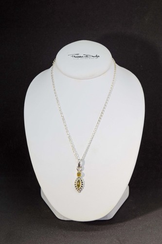 Sterling Silver Marquise Pendant - Picture 18 of 18