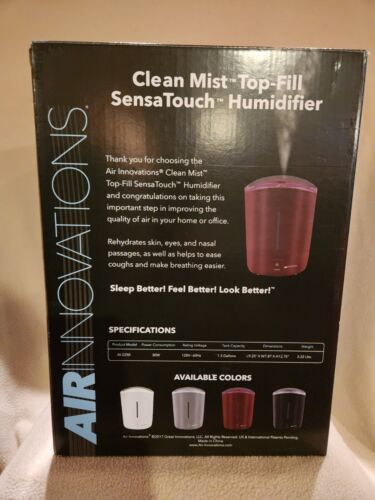 Air Innovations Clean Mist Top-Fill SensaTouch Humidifier - Picture 3 of 8