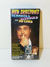 😂 VHS THE RED SKELTON'S BLOOPERS BLUNDERS AND AD LIBS Sealed 😂