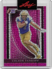 COLSON YANKOFF 2024 Leaf Pro Set 1/1 PRE PRODUCTION PROOF Commanders UCLA rookie