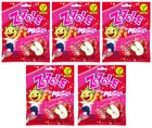 5 ZOZOLE STRAWBERRY CHERRY APPLE Flavor Candies with Fizzy Powder Filling 75g