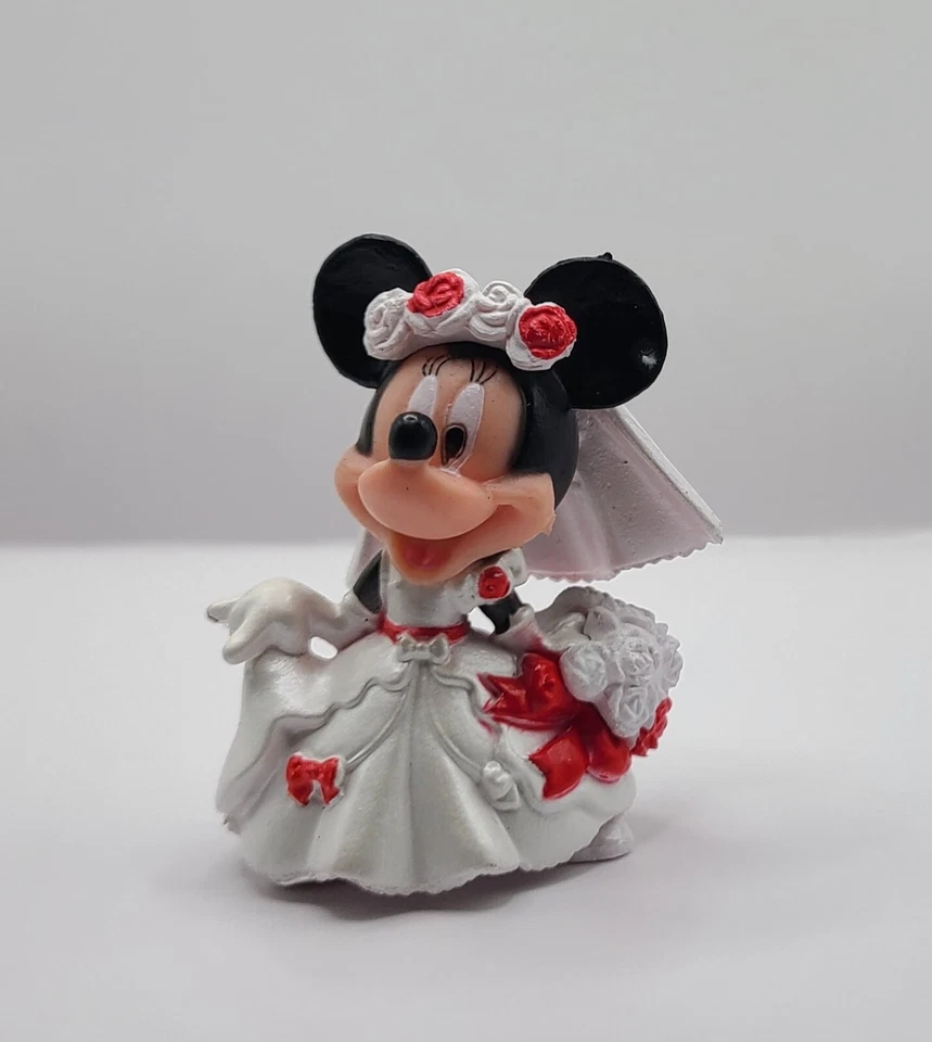 1 Set Disney Micky & Minnie Maus Hochzeit Figuren für Torte oder Deko - Bild 3 von 4