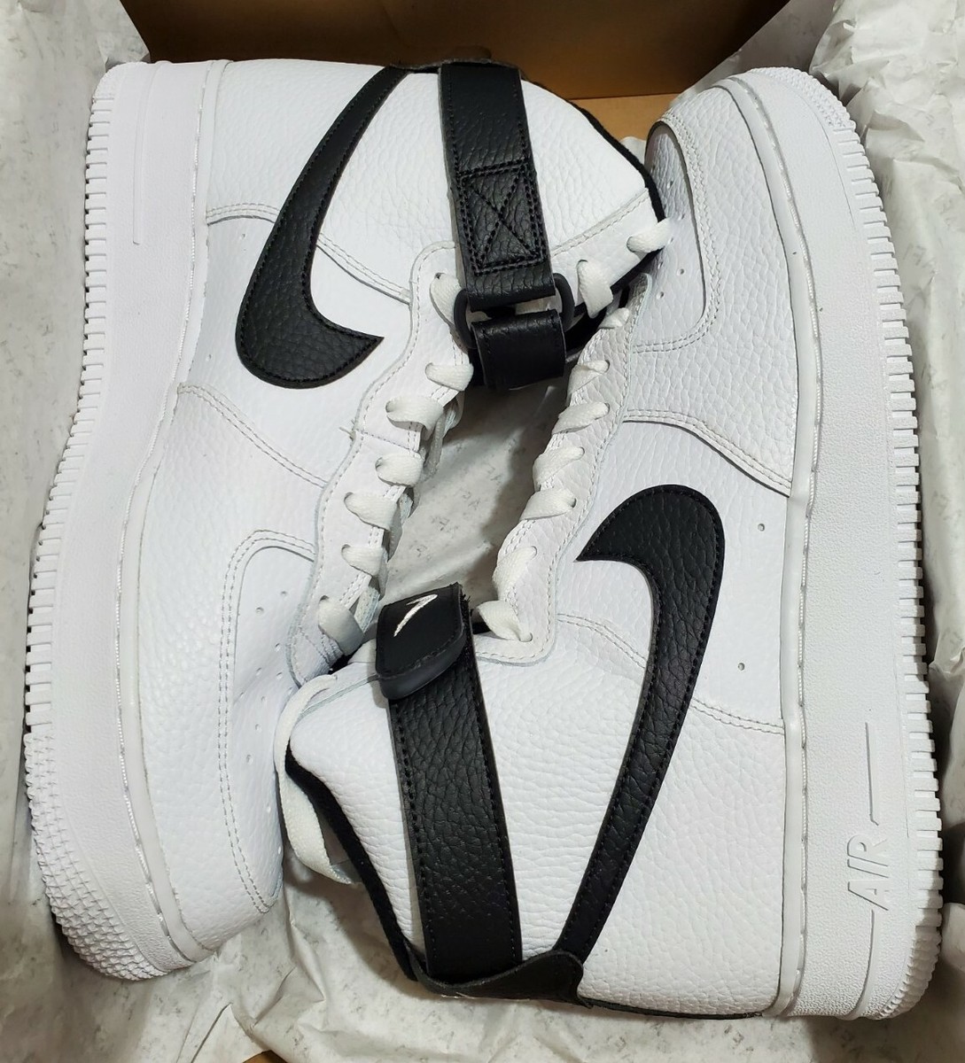 Nike Air Force 1 High '07 AF1 White Black Men's Shoes Sz 6.5 Nike Air Force 1 High '07 AF1 White Black Men's Shoes Sz 6.5