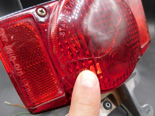 Tail Light, Tailight Unit HONDA CB350F CB400F CB450K CL450 CL350 CB175 CL175 - Picture 7 of 9