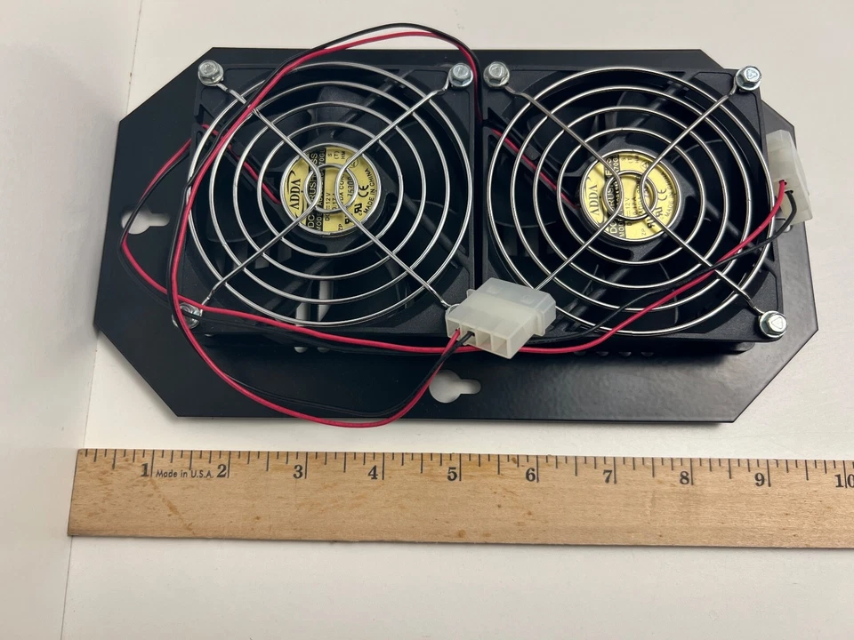2 on a mountable panel ADDA AD0912MB-A70GL Brushless Fan DC 12V 80x80x25mm 2 pin - Image 2 of 4