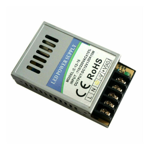 LED Driver Transformador 15W 25W Fuente de alimentación Controlador Transformador Fuente de alimentación DC 12V IP20 - Imagen 10 de 12