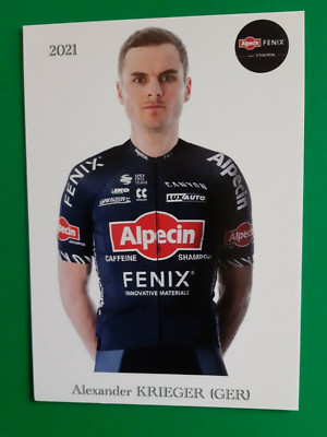 CYCLING cycling card ALEXANDER KRIEGER team ALPECIN FENIX 2021