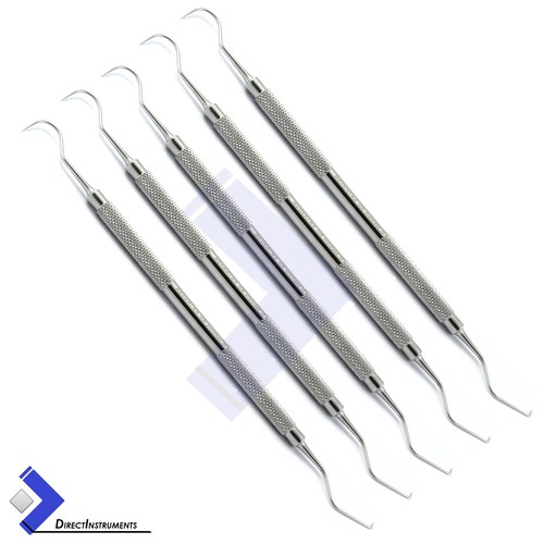 5pz Dental Explorer 23 Ganci Rimuovi Placca Tartaro Pulizia Endodonzia Cavità CE - Foto 1 di 2