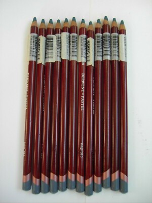 12 DERWENT PASTELLSTIFTE BLEISTIFTE DERWENT PASTELLSTIFTE SHADE 36D INDIGO