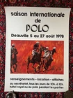 1978 International Polo Season Poster - Pierre LETELLIER - Deauville