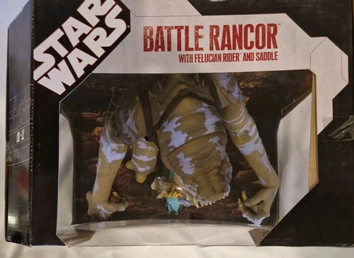 STAR WARS 30TH ANNIVERSARY BATTLE RANCOR (with Felucian Rider and Saddle) - Picture 3 of 8