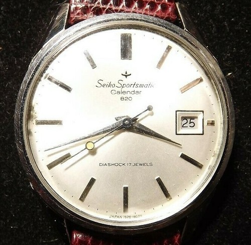 SEIKO SPORTSMATIC CALENDAR 820 AUTOMATIC WATCH - Picture 7 of 9