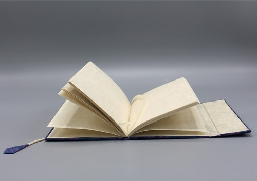 Diario de viaje de papel lokta impreso en elefante - Imagen 2 de 3
