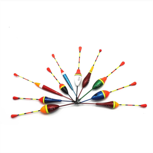 10PCS Long Tail Fishing Throw Floats Mix Size Floating Bobbers Set Tools US - Picture 10 of 13