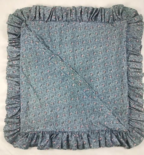 Hand made BLUE JAY Cross Stitched 14" Pillow Cushion Cover Finished Bird Design - Bild 4 von 5