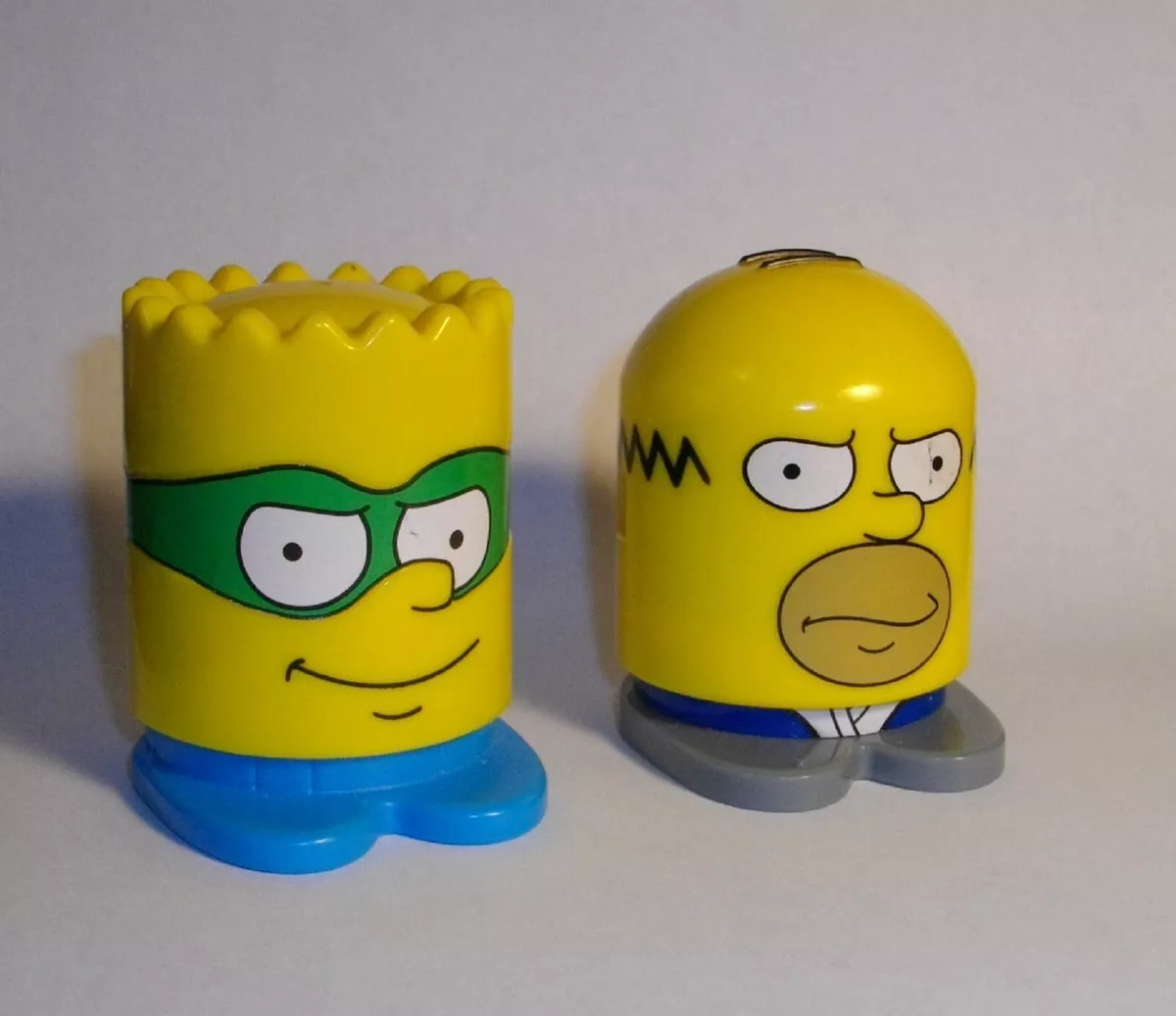 The Simpsons Super Heroes Homer Bart toys Burger King 2013 set of