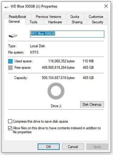 WD SSD 500GB Blue SA510 SATA Internal Solid State Drive WDS500G3B0A - Picture 2 of 6