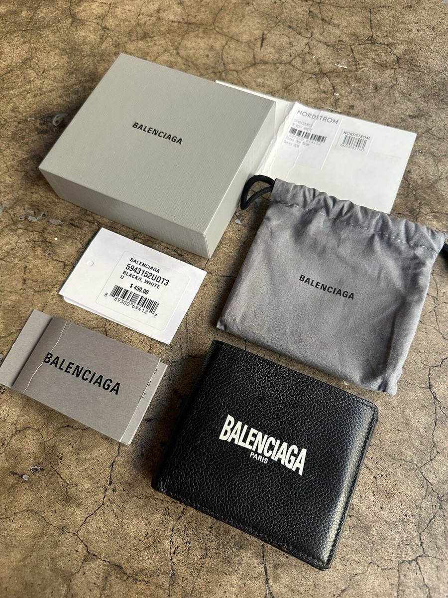 Balenciaga Men's Bifold Leather Wallet | Neiman Marcus