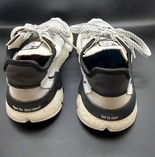 Adadis Star Wars sneakers preowned white black accents size 6.5 unisex - Picture 4 of 6