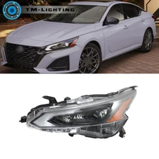 For 2022-2023 Nissan Altima LED Headlight Headlamp Black Left Driver Side