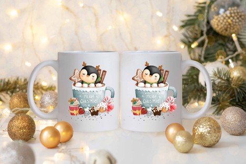 Cute Animal Christmas in the Mug, 11oz Ceramic Coffee Mug Gift - Picture 16 of 40