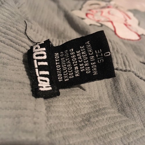 Hot Topic Womens MushRoom Frog Mint Green Corduroy Skirtall Plus size 0 - Picture 8 of 8