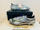 Mizuno AlphaⅡ2 Japan P1Ga256004 Soccer Cleat Galaxy Silver Navy Men's Size