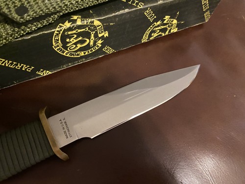 Blackjack Ek Commando Model 5 Series Bowie Fixed Blade Knife Effingham USA NEW - Picture 4 of 19