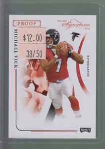 2004-PLAYOFF-PRIME-SIGNATURES-BRONZE-PROOF-4-MICHAEL-VICK-38-50-VT-FALCONS