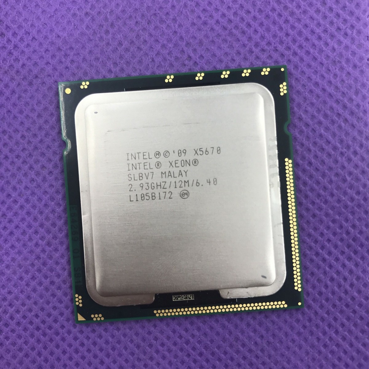 INTEL CPU X5670 XEON SLBV7 2.93GHZ /a11 Intel Xeon X5670 2.93 GHz Six-Core CPU Processor SLBV7 LGA 1366 | eBay